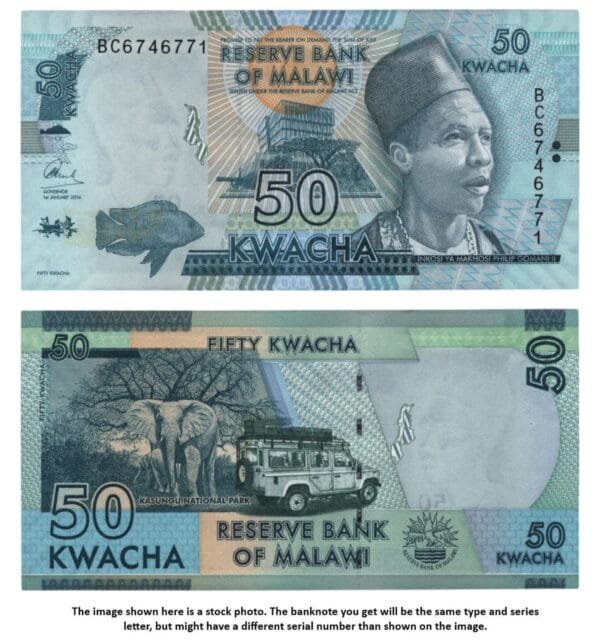 MALAWI 50 kwacha 2016 UNC