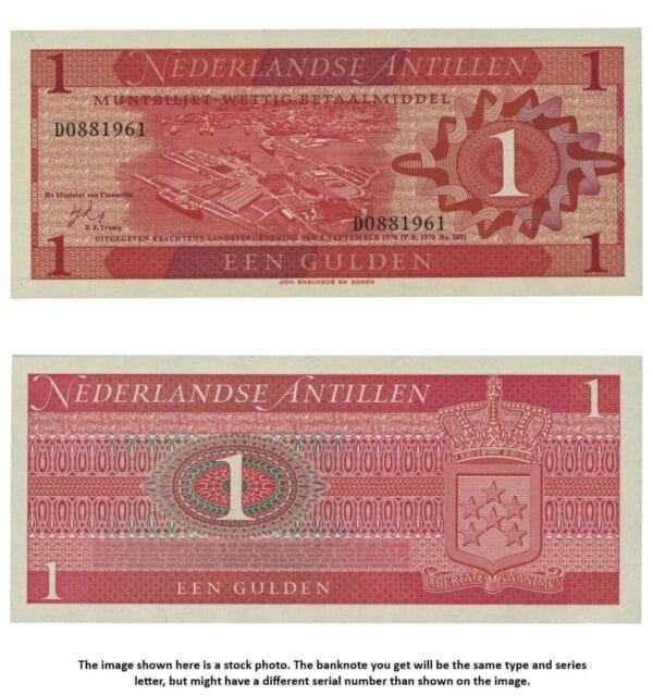 NETHERLANDS ANTILLES 1 gulden 1970 UNC