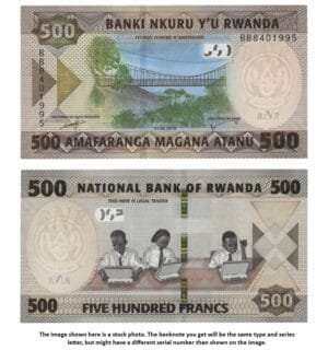 RWANDA 500 francs 2019 UNC