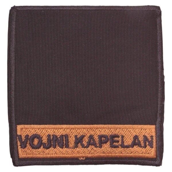 BOSNIA AND HERZEGOVINA Army Chaplain / breast patch insignia