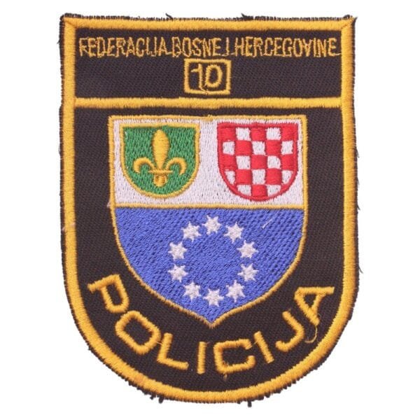 BOSNIA AND HERZEGOVINA Federation / Police units / sleeve patch insignia