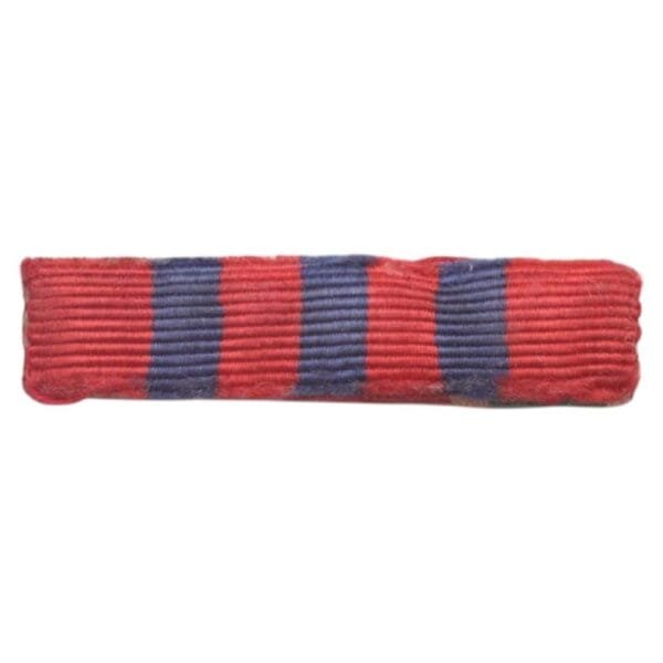 YUGOSLAVIA Ribbon for the Order for the Merit for the People, 3rd Class / over ribbon for Bulgarian WWII medal
