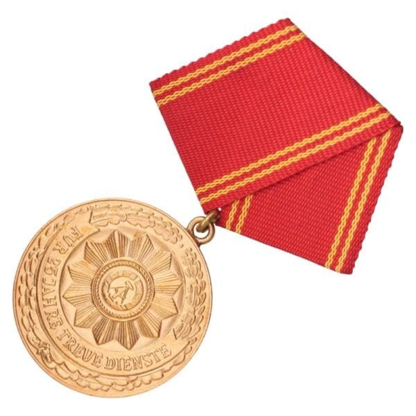 GERMANY East (GDR), Medal for Faithful Service in Militarised Organs of the Interior Ministry, 25 Years of Service