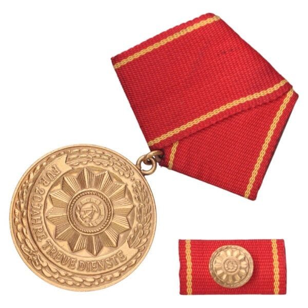 GERMANY East (GDR), Medal for Faithful Service in Militarised Organs of the Interior Ministry, 20 Years of Service