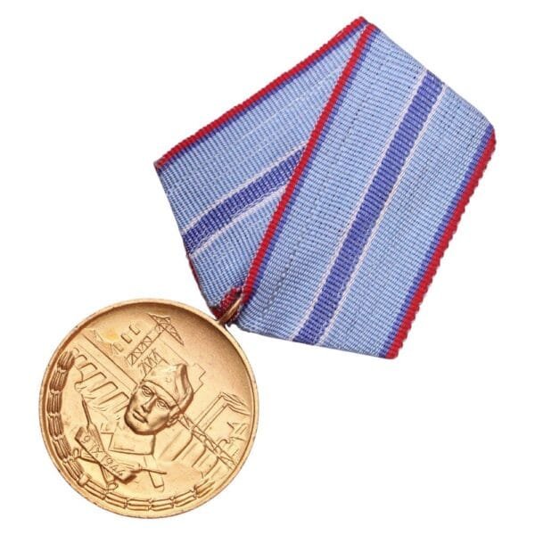 BULGARIA Construction Troops Long Service Medal, 20 years, 1st class