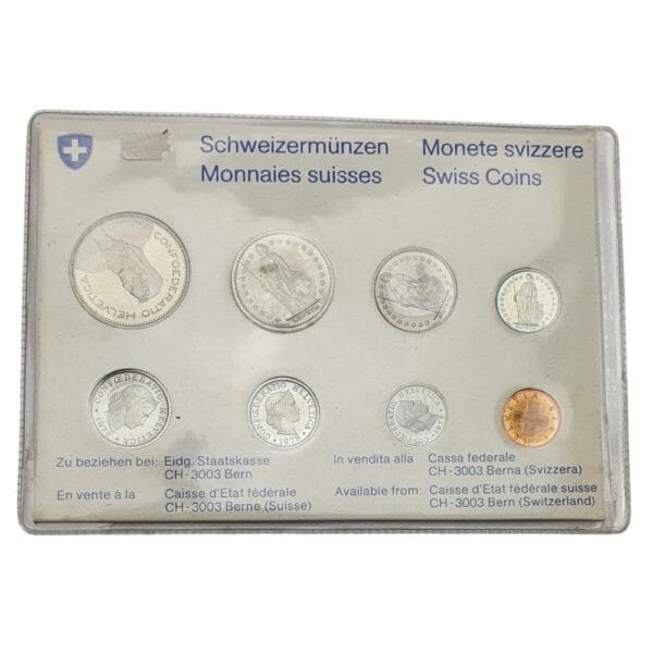 SWITZERLAND 1978 coins mint set