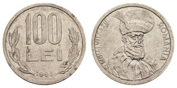 ROMANIA 100 lei 1993 VF