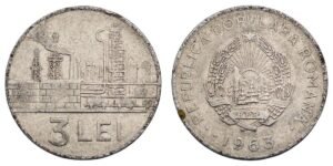 ROMANIA 3 lei 1963 VF
