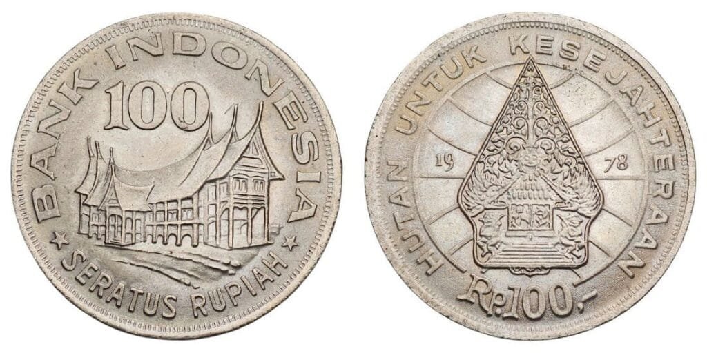 INDONESIA 100 rupiah 1978 UNC-