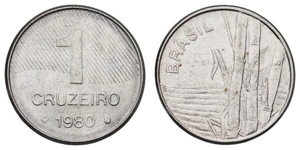BRAZIL 1 cruzeiro 1980 XF
