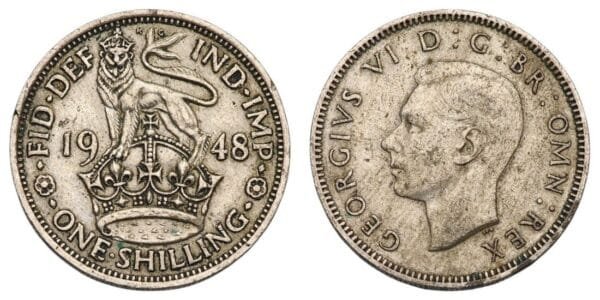 GREAT BRITAIN 1 shilling 1948 VF
