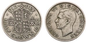 GREAT BRITAIN 1/2 crown 1950 VF