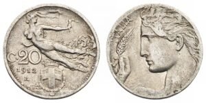 ITALY 20 centesimi 1912 VF