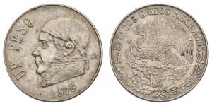 MEXICO 1 peso 1976 VF