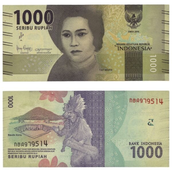 INDONESIA 1000 rupiah 2019 UNC
