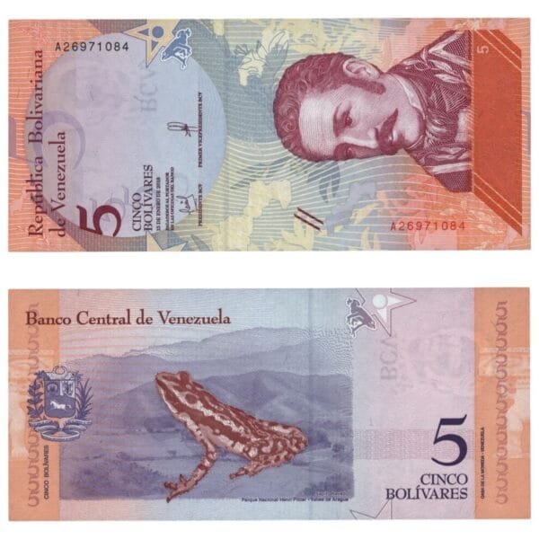 VENEZUELA 5 bolívares 2018 UNC