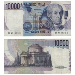 ITALY 10000 lire 1984 / Series: EF / VF