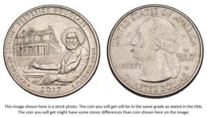 UNITED STATES OF AMERICA 1/4 dollar 2017D / Frederick Douglass / District of Columbia / XF