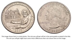 UNITED STATES OF AMERICA 1/4 dollar 2017P / Frederick Douglass / District of Columbia / XF