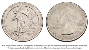 UNITED STATES OF AMERICA 1/4 dollar 2016P / Fort Moultrie / South Carolina / XF+
