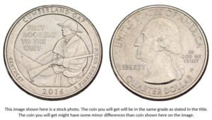 UNITED STATES OF AMERICA 1/4 dollar 2016P / Cumberland Gap / Kentucky / XF+