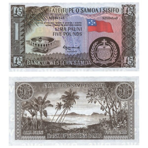 SAMOA 5 pounds ND(2020) UNC