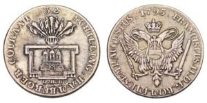 GERMANY 32 schilling 1795 / Hamburg / Silver / VF