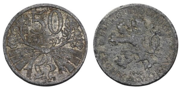 BOHEMIA AND MORAVIA 50 haleru 1940 / WWII issue / VF-