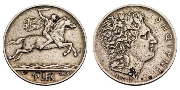 ALBANIA 1 lek 1926 VF-