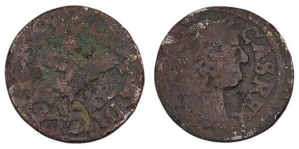 POLAND-LITHUANIA 1 schilling 1660 / Jan II Kazimierz Waza / F