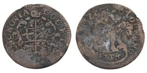 ITALY 1 bolognino 1734 / Bologna / F