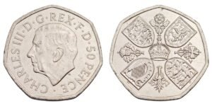 GREAT BRITAIN 50 pence 2023 XF