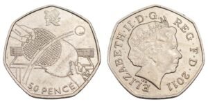 GREAT BRITAIN 50 pence 2011 / 2012 London Olympic Games - Tennis / VF+