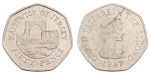JERSEY 50 pence 1997 VF