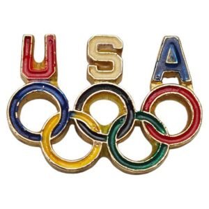 UNITED STATES OF AMERICA Olympic team / vintage badge