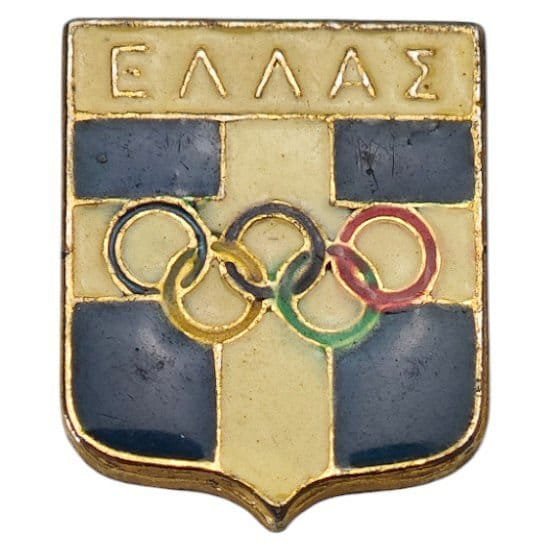 GREECE Olympic team / vintage badge
