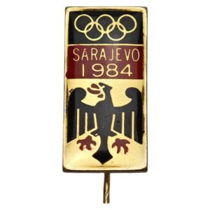GERMANY 1984 Sarajevo Olympic Games / Olympic team / vintage lapel pin