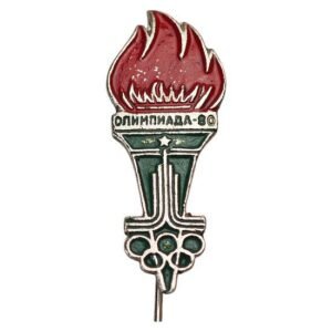 RUSSIA USSR 1980 Moscow Olympic Games / vintage pin