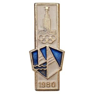 RUSSIA USSR 1980 Moscow Olympic Games / vintage badge
