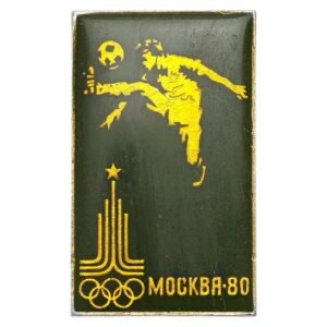 RUSSIA USSR 1980 Moscow Olympic Games / vintage badge