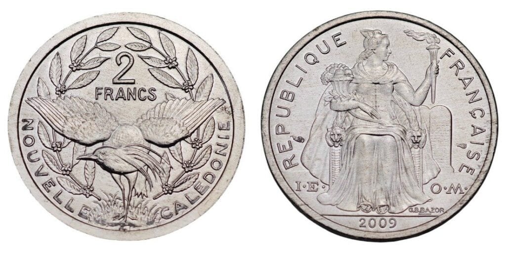 NEW CALEDONIA 1 franc 2009 UNC