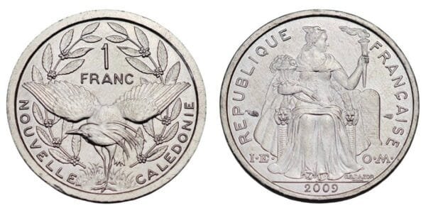 NEW CALEDONIA 1 franc 2009 UNC
