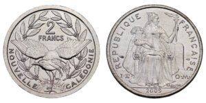 NEW CALEDONIA 2 francs 2009 UNC