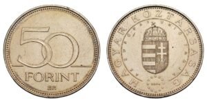 HUNGARY 50 forint 2004 / Hungary in the European Union / XF