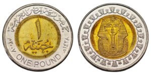 EGYPT 1 pound 2007 VF