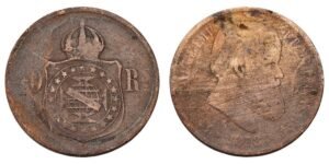 BRAZIL 20 reis 1878 F-