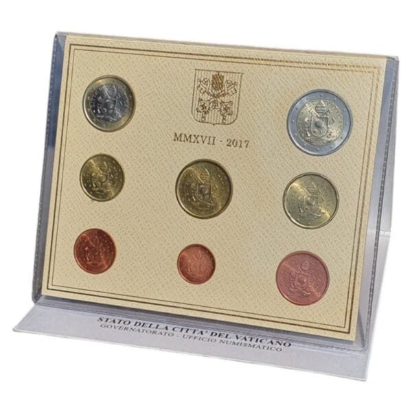 VATICAN CITY 2017 official euro mint set