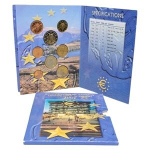 IRELAND 2002 original euro mint set