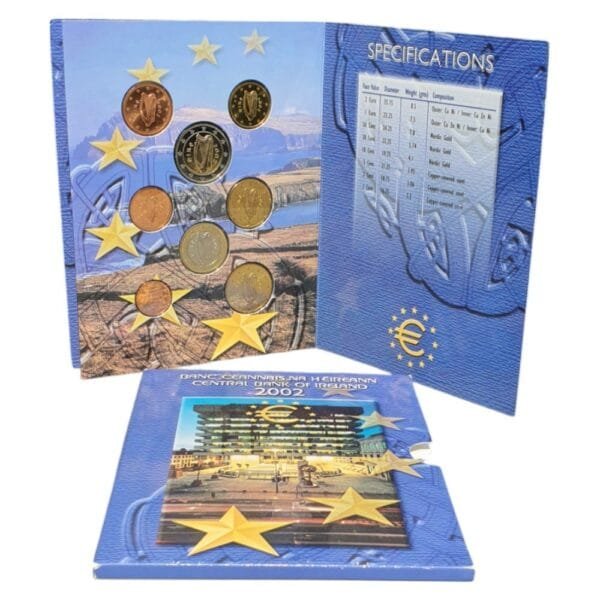 IRELAND 2002 official euro mint set