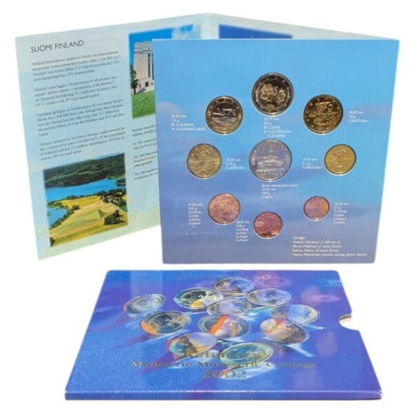 FINLAND 2002 official euro mint set